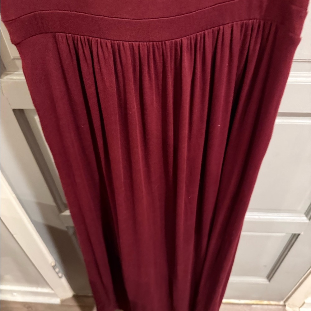 Daily Ritual Red Ruched Maxi Sundress - Picture 6 of 6